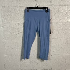 DKNY Sport Women's Balance Compression High-Waist Capri Pants blue XS